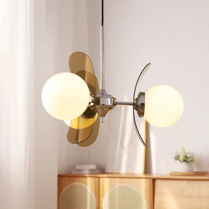 Élise Cosmo Bloom Mid-Century Glass Chandelier