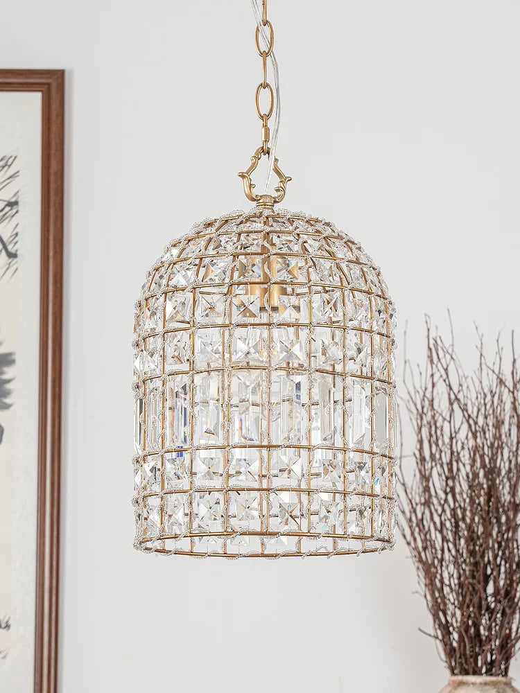 Aurélie Vintage Kristall-Hängeleuchter 6-flammig Luxus