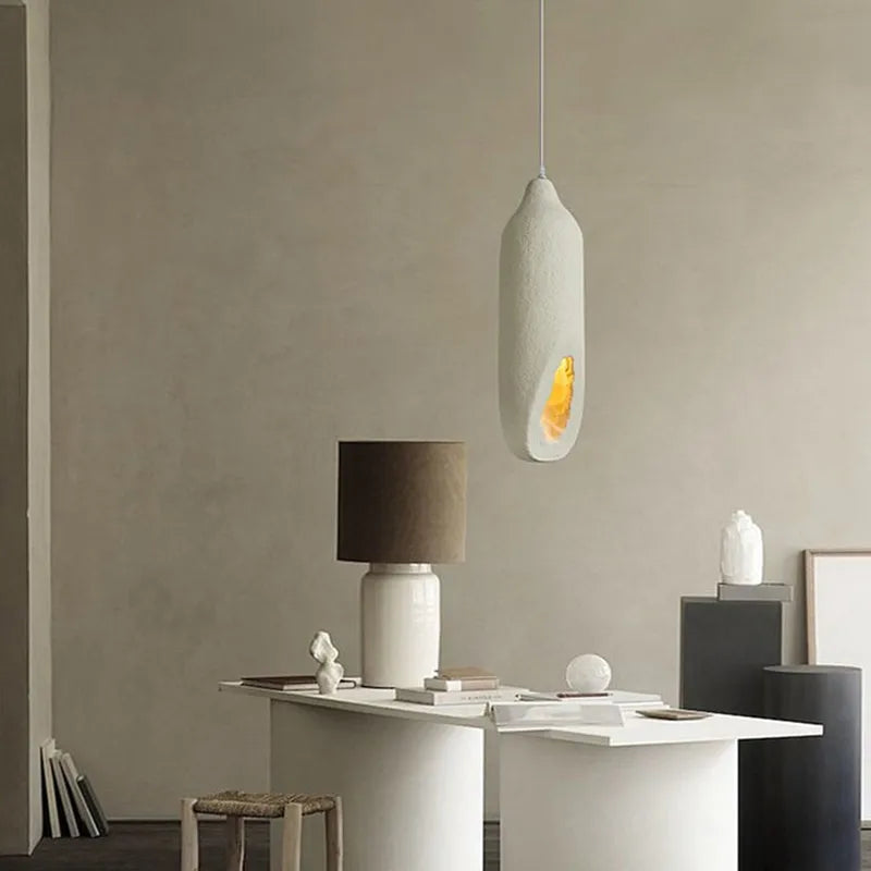 Amélie Wabi Sabi Zement Pendelleuchte Minimalistische Hängelampe