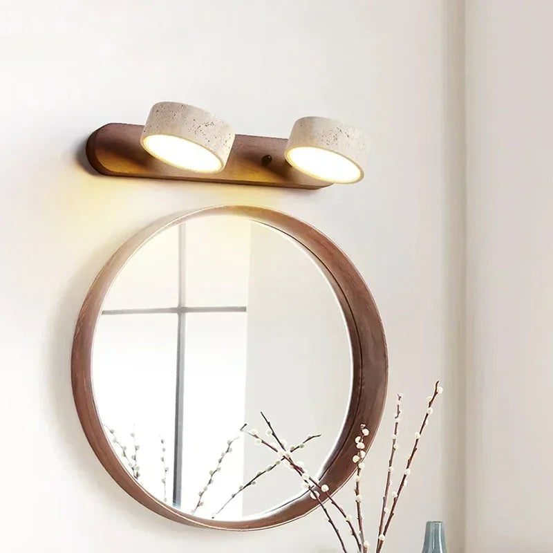 Amélie Travertine Duo Rotatable LED Wall Light