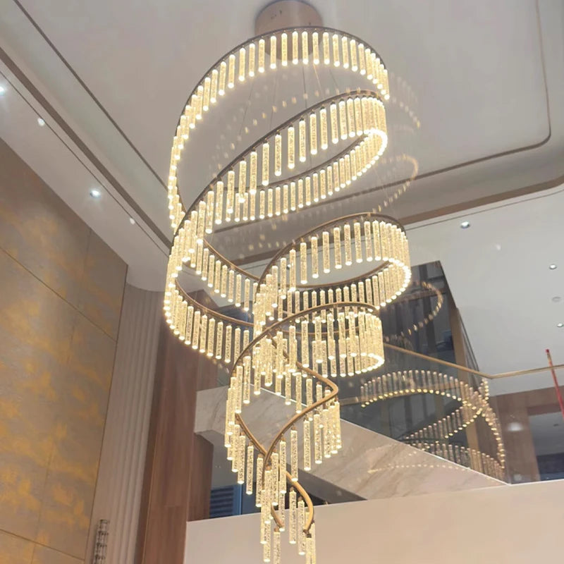 Luxuriöser Hallen-Pendelleuchter für Villa und Hotellobby