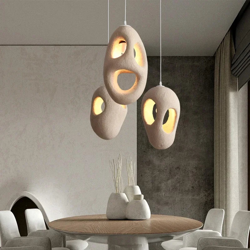 Élise Nordic Wabi Sabi Pendelleuchte Minimalistische Hängelampe