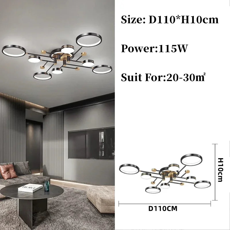 Valérie Moderne LED-Pendelleuchte/Kronleuchter