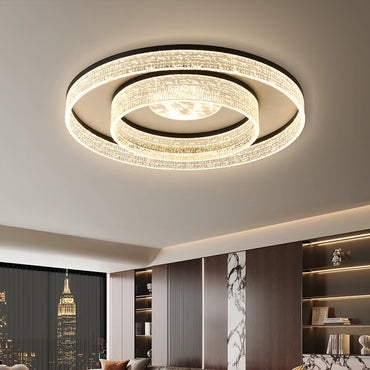 Nordische LED-Ring-Deckenleuchte – Modern dimmbar, flächenbündig für Wohnzimmer & Schlafzimmer