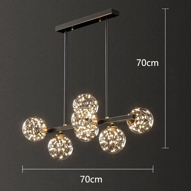 Aurélie moderne LED-Pendelleuchte für Wohn- und Esszimmer