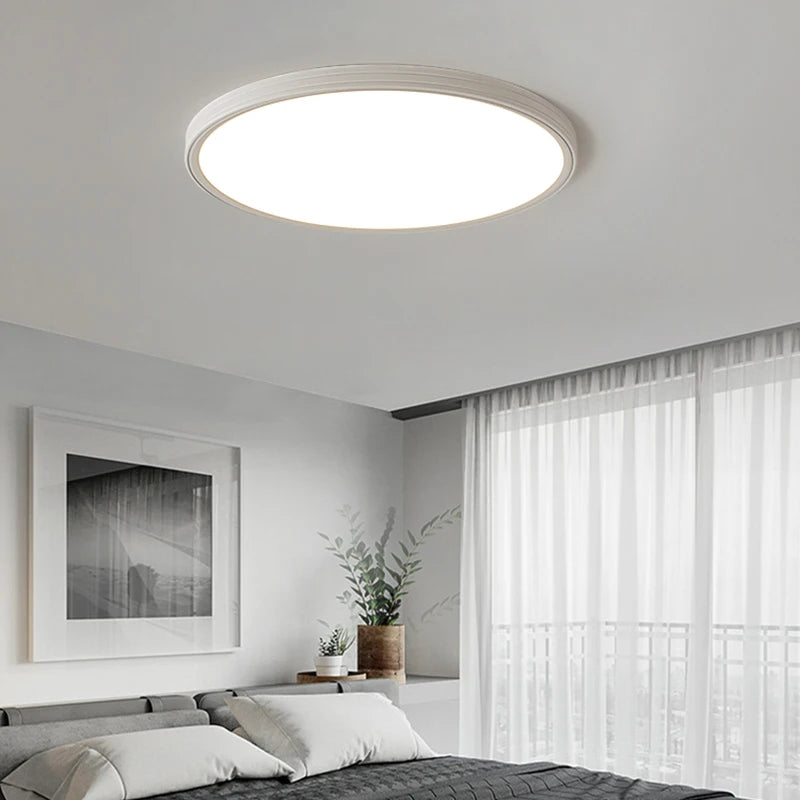 Juliette Ultradünne LED-Deckenleuchte mit Fernbedienung Modern