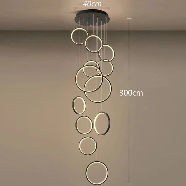 Camille Modern Multi-Head LED Pendant Chandelier Light