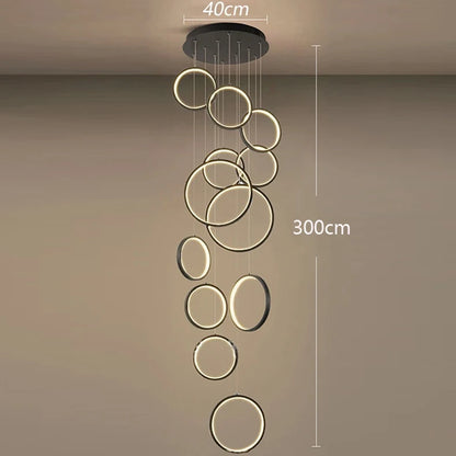 Camille Modern Multi-Head LED Pendant Chandelier Light