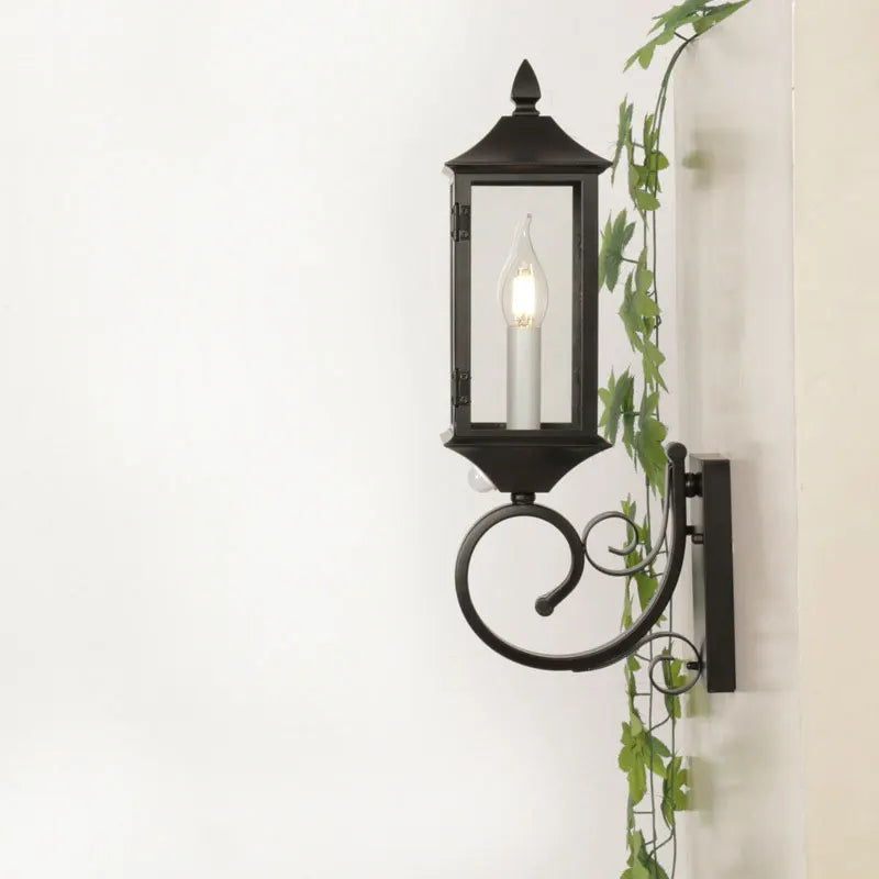 Sophie Motion Sensor Retro Outdoor Wall Lamp Courtyard Light