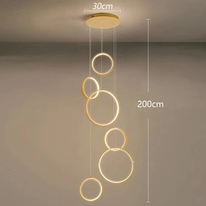 Camille Modern Multi-Head LED Pendant Chandelier Light