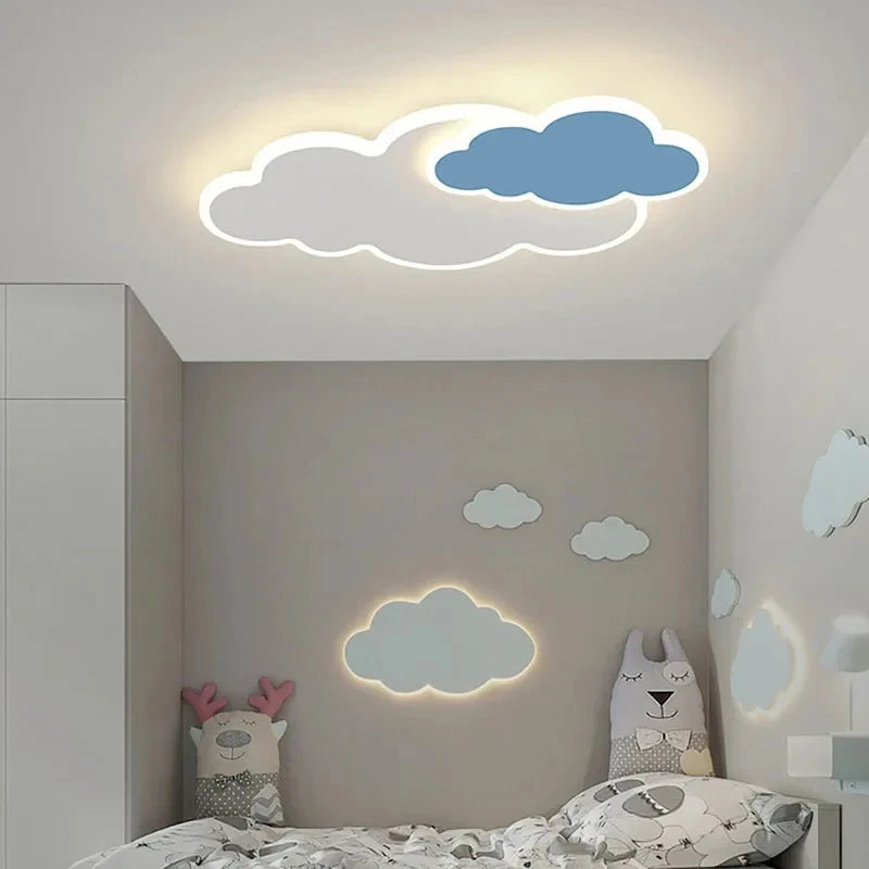 Élodie Creative Cloud LED Ceiling Light Kids Room Dimmable