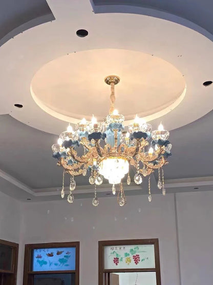 French Crystal Chandelier Light for Villa Living and Dining Room