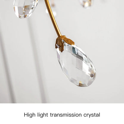 Eléonore Gold Crystal Branch Tree Ceiling Light