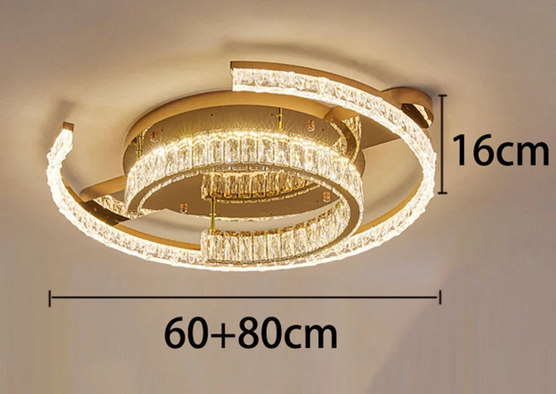 Modern LED Ceiling Light – Minimalist Acrylic Flush Mount for Bedroom & Living Room | Smart Dimmable Options