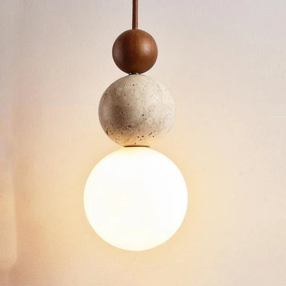 Béatrice Wabi-Sabi Stein-Pendelleuchte
