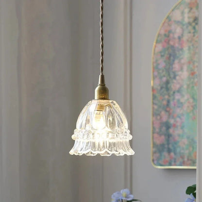 Lina Modern Minimalist Green Glass Pendant Light