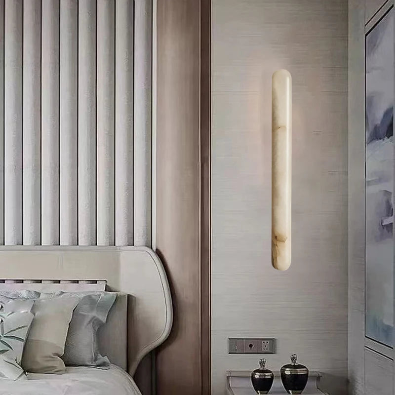 Colette Marmor Wandleuchte Kupfer Wandlampe Minimalistisches Licht