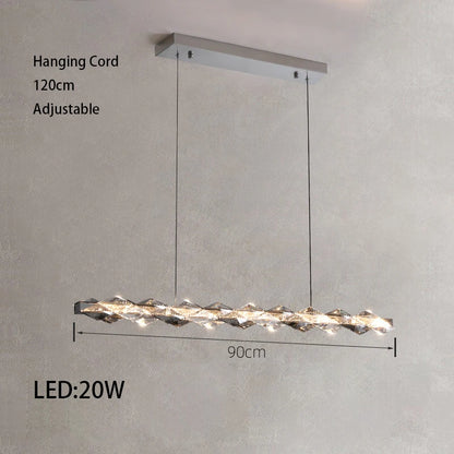 Élodie 2025 Moderner Ring Kristall LED Dimmbare Deckenleuchte Silber Dekor Lampe