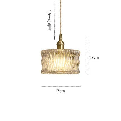 Camille Luxus Glas Pendelleuchte Schwarz & Gold