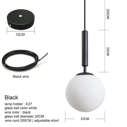 Florence Nordic Pendelleuchte Schwarz