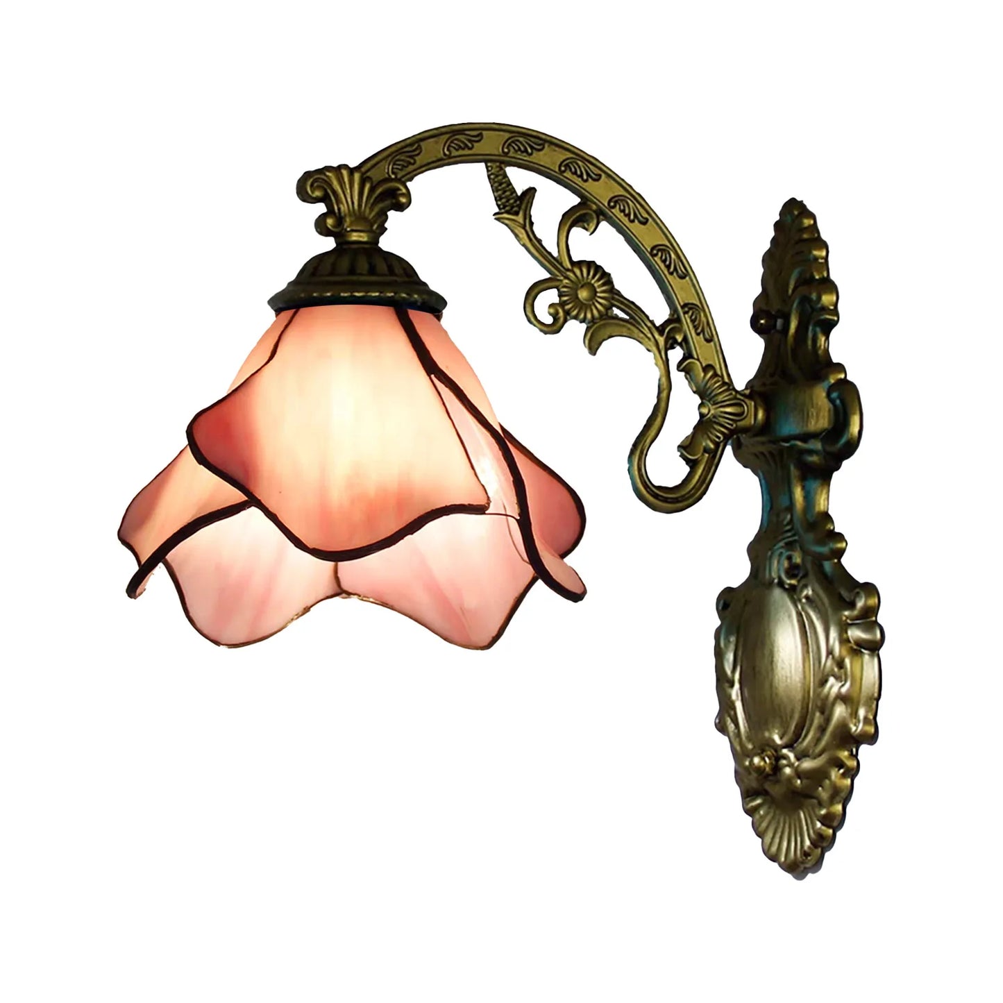 Margaux European Retro Stained Glass Wall Lamp