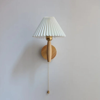 Chloé Pleated Umbrella Wall Lamp Nordic Modern
