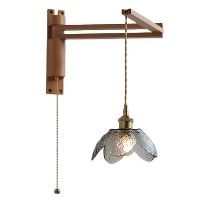 Élise Glasblumen Wandleuchte Flexibler Arm Nordisch