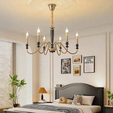 Milada Nordic Ceiling Chandelier with LED Candle Lights
