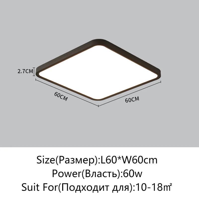 Juliette Ultradünne LED-Deckenleuchte mit Fernbedienung Modern