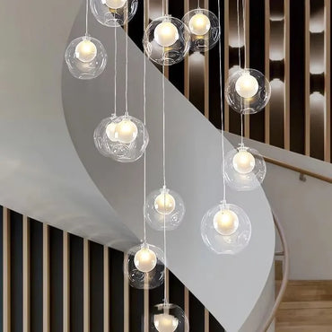 Aurélie Nordic Double Glas LED Deckenleuchter