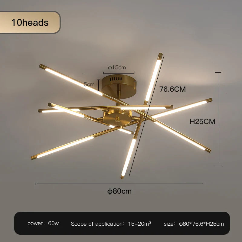 Manon Modern Forged Aluminum Chandelier