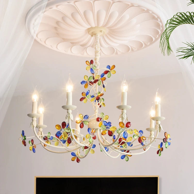 Amélie Crystal Flower Romantic European Chandelier