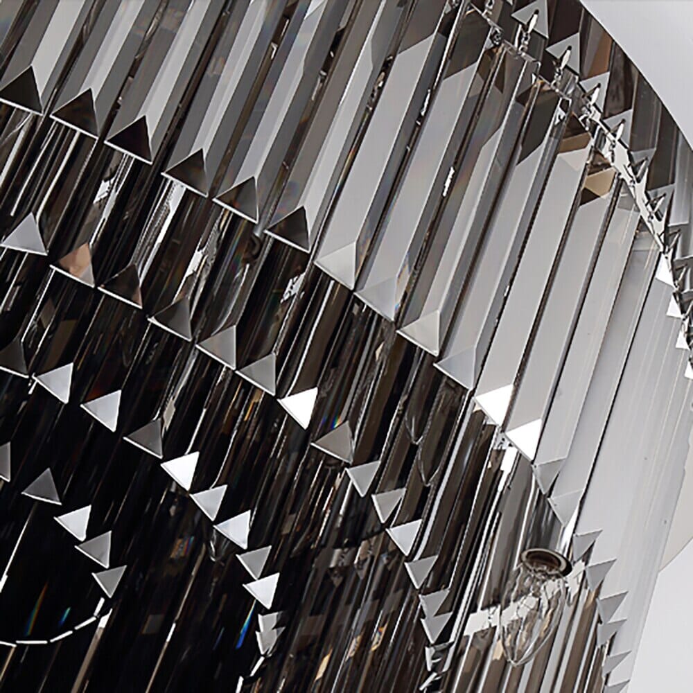 Celeste Luxury Smoke Grey Crystal Chandelier