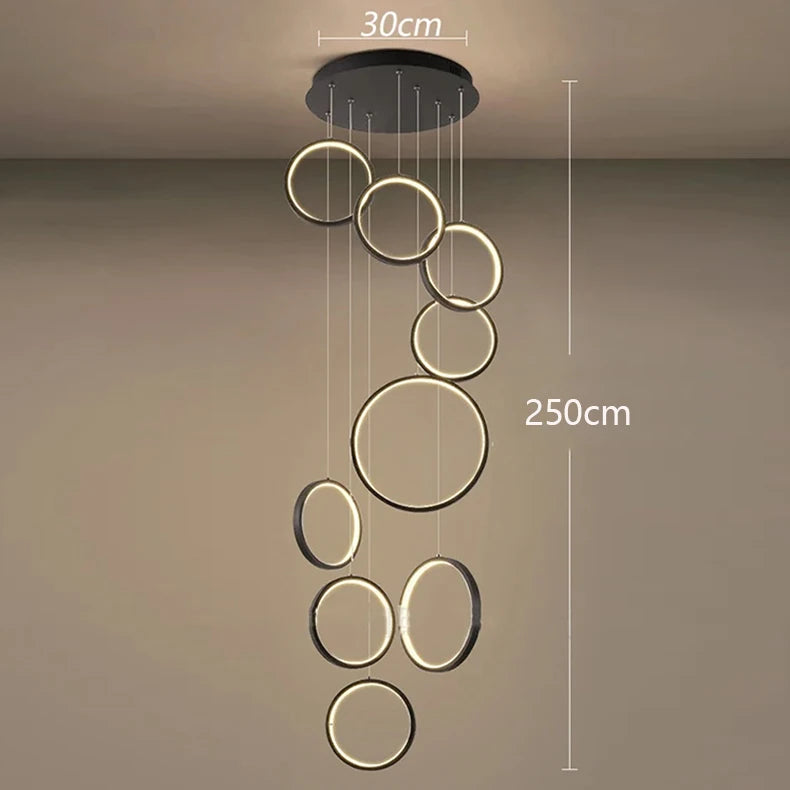 Camille Modern Multi-Head LED Pendant Chandelier Light