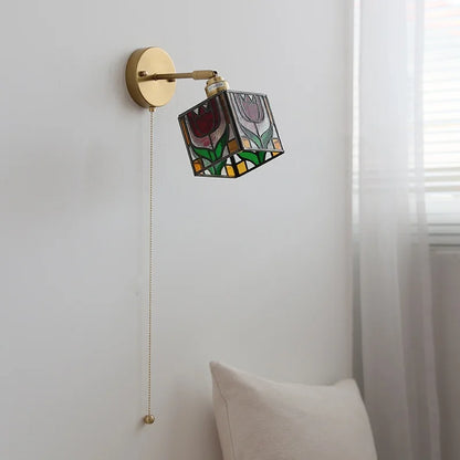 Aurélie Square Glass Wall Lamp Nordic Modern