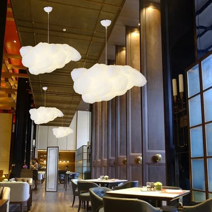 Élodie Floating Cloud LED Pendant Light Modern Ceiling Chandelier