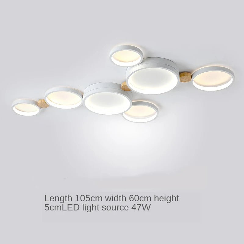 Moderne LED Deckenleuchte – Minimalistische Deckenlampe für Wohnzimmer, Schlafzimmer & Essbereich
