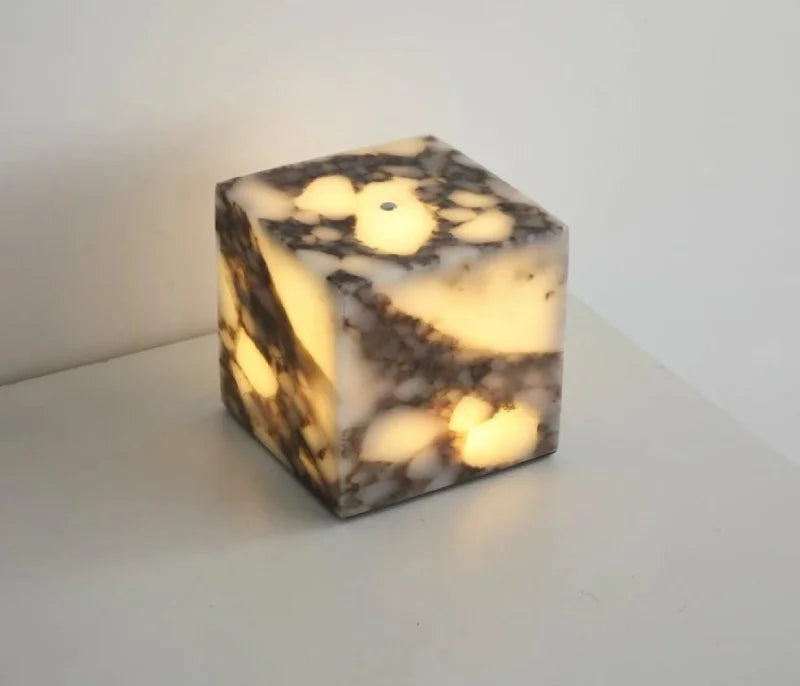 Sophie Luma Marble LED Glow Cube Lamp