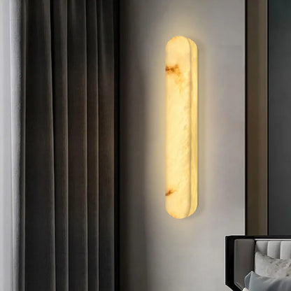 Émilie Marble Linear Wall Lamp Minimalist LED Sconce Light