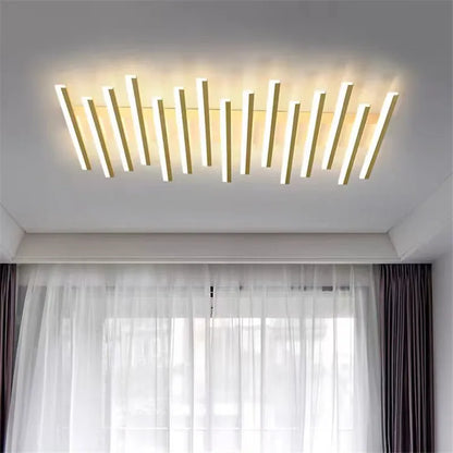 Élodie Minimalistische schwarze Linien-LED-Deckenleuchte, verstellbar