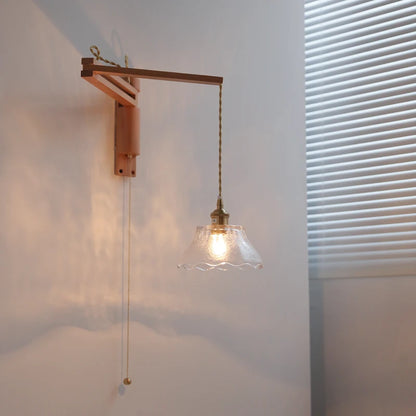 Élise Glasblumen Wandleuchte Flexibler Arm Nordisch
