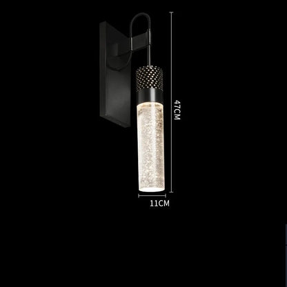 Elise Crystal Square Wall Lamp Nordic Modern
