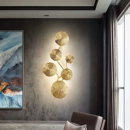 Océane Lotus Leaf Wall Lamp with Modern Artistic Design