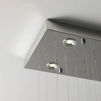 Modern Luxury Flower Crystal LED Pendant Light for Home and Restaurant