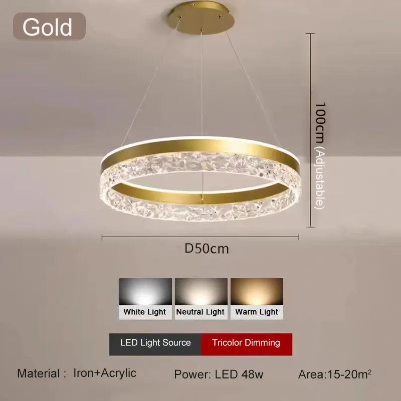 Sophie Minimalistischer Ring LED Deckenleuchter