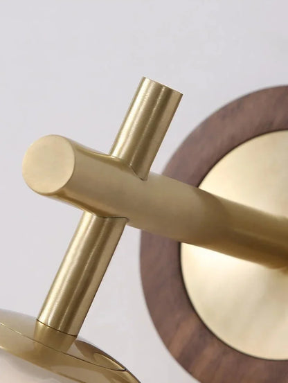 Camille Aurelia Gerippte Glas LED Wandleuchte