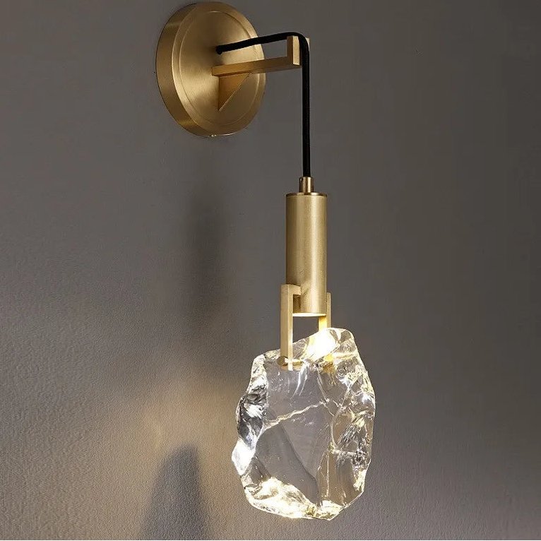 Elise Crystal Square Wall Lamp Nordic Modern