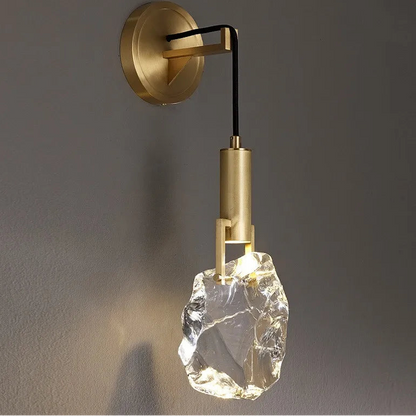 Elise Crystal Square Wall Lamp Nordic Modern