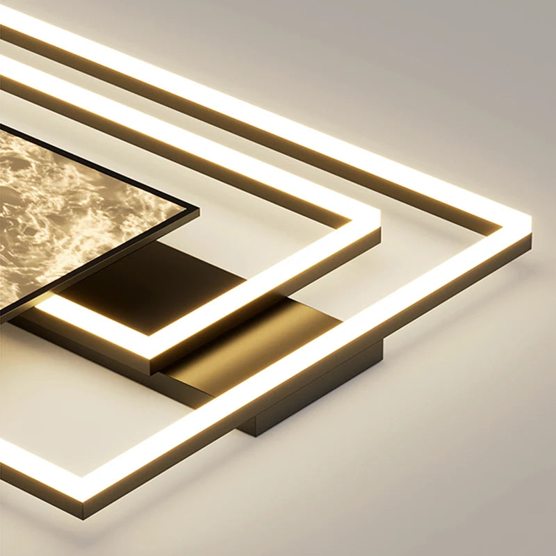 Nordic LED-Deckenleuchte – Minimalistische dimmbare Deckenleuchte für Wohn- und Schlafzimmer