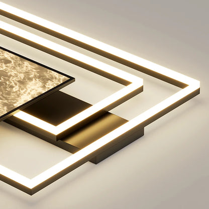 Nordic LED-Deckenleuchte – Minimalistische dimmbare Deckenleuchte für Wohn- und Schlafzimmer